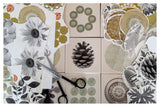 Designer ceramic Woodland coasters by Alison Milner