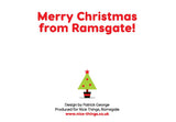 Colourful and fun Ramsgate Christmas card by PatrickGeorge