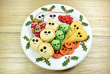 Christmas Dinner on a plate, handmade in felt by Heart Felt