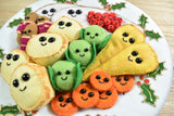 Christmas Dinner on a plate, handmade in felt by Heart Felt