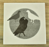 Designer ceramic coasters with Urban Animals by Alison Milner