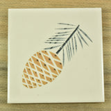 Designer ceramic Woodland coasters by Alison Milner