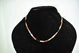 Multi-stone semi-precious necklace in warm colours by Sarah Beevers