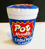 Pot Noodle store cupboard goods handmade in felt by Heart Felt