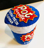 Pot Noodle store cupboard goods handmade in felt by Heart Felt