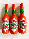 Tabasco store cupboard items, handmade in felt by Heart Felt