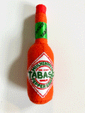 Tabasco store cupboard items, handmade in felt by Heart Felt