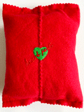 Walkers Crisps in Ready Salted flavour, handmade in felt by Heart Felt