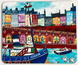 Ramsgate Harbour tablemats by artist David Weeks