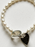 White freshwater pearl bracelet by Sarah Beevers