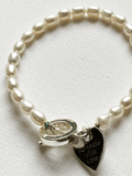 White freshwater pearl bracelet by Sarah Beevers