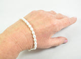 White freshwater pearl bracelet by Sarah Beevers