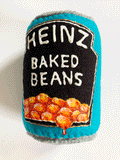 Heniz Baked Beans store cupboard items, handmade in felt by Heart Felt