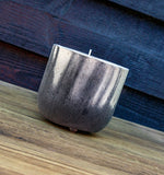 Set of 3 stylish concrete pots with seasonal hand-poured candles by Carlos Dominguez
