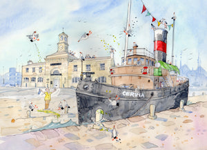 David Bailey: Steam Tug Cervia, Ramsgate Harbour - Nice Things Ramsgate