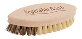 Handmade beechwood vegetable cleaning brush by Redecker
